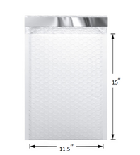 Load image into Gallery viewer, 11.5"x15" Poly Bubble Mailers Bags White Mailers Padded Envelope Hard-shell