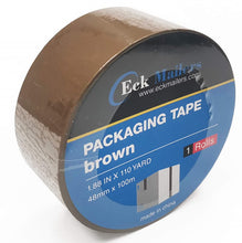 Load image into Gallery viewer, 1.88" 110 Yard Brown Packing Tape For Packaging Carton Box Moving Shipping 2 MIL