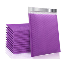 Load image into Gallery viewer, 6"x9" Purple Poly Bubble Mailers Shipping Mailing Padded Envelopes