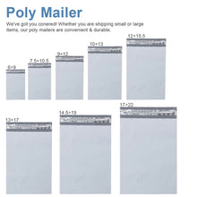 Load image into Gallery viewer, Poly Mailers Shipping Bags Envelopes Packaging Premium 2.5 MIL All Sizes 4x6 to 32x32
