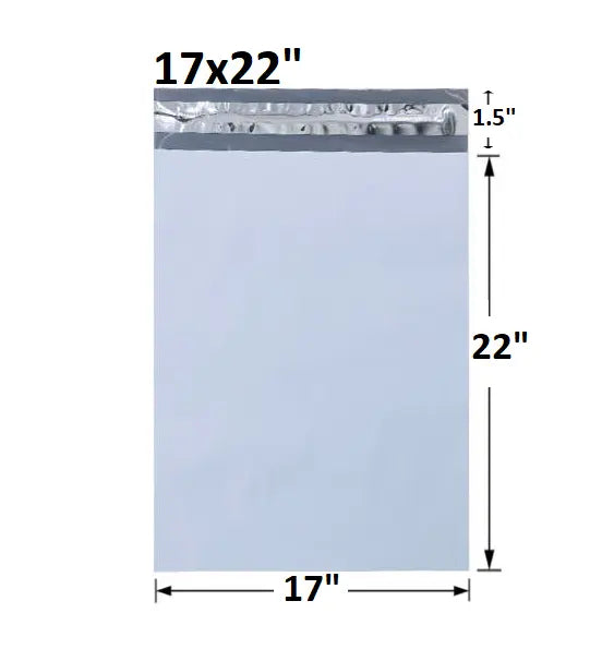17''x22''  2000 pcs Poly Mailers Shipping Bags Envelopes Packaging Premium 2.5 MIL