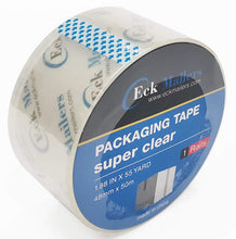 Load image into Gallery viewer, 1.88&quot; 55 Yard Crystal Super Clear Packing Tape For Packaging Carton Box Moving Shipping 2 MIL

